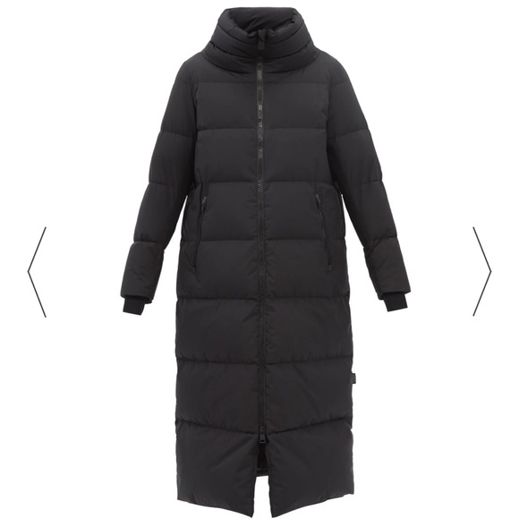 Herno Jackets & Blazers - Herno Long Black Quilted Puffer Coat